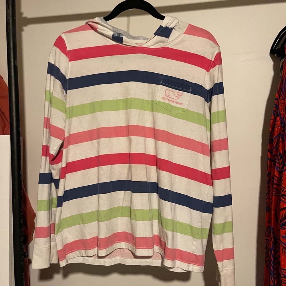 Vineyard Vines long sleeve tee with hood